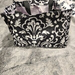 Elegant Black and White Tote Bag